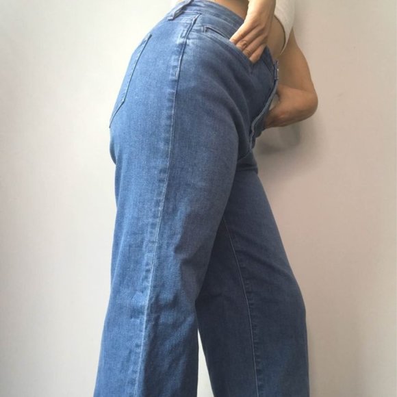 High waist wide leg cropped - Picture 6 of 7